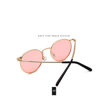Load image into Gallery viewer, Fashion Clear Lens Metal Frame Sunglasses Retro Woman Glasses  Male Sun Glasses Round Gold UV400 Birthday Gift Items