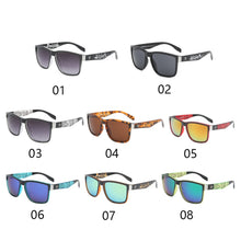 Load image into Gallery viewer, Fashion Wrap Square Frame Retro Decorative Photochromic Sunglasses Women Men Versatile Pattern Frame Sunglasses For Adults