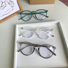 Load image into Gallery viewer, Glasses Frames Women Men Eye Glasses Blue Light Blocking Glasses Round Reading Computer Glasses Anti Blue Light