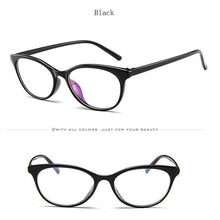 Load image into Gallery viewer, Women Cat Eye Spectacle Eyeglasses Frame Men Clear Lens Optical Plain Glasse Frame Computer Glasses Myopic Glasses Unisex