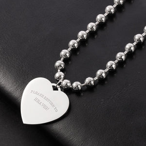 necklace she devil Women Igirl Heart Pendant Necklace Stainless Steel Harajuku Female Gothic Streetwear Chain Necklace