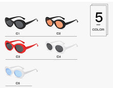 Load image into Gallery viewer, Clout Goggles Kurt Cobain Glasses Men Women Luxury Brand Designer Oval Sunglasses Female Male NIRVANA Sun Glasses UV400