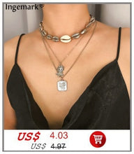 Load image into Gallery viewer, Constellation Carve Coin Pendant Necklace Simple Copper Leo Beads Clavicle Chain Necklace Sexy Couple Jewelry