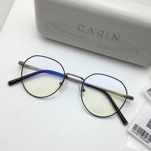 Korean Brand Pure Titanium Glasses Frame Irregular Optical Glasses Frame Women Men Ultralight Myopia Prescription Eyewear