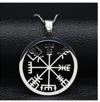Viking Stainless Steel Necklace Chain Men/Women Silver Color Necklaces & Pendants Jewelry collar acero inoxidable mujer N3296S02