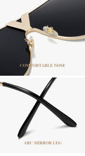 Load image into Gallery viewer, Brand Design Fashion Sunglasses Women Metal Gradient Sun Glasses High Quality Men UV400 Sunglass Shades Eyewear Oculos de sol