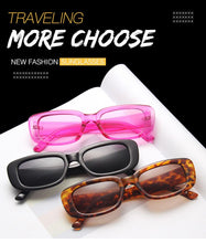 Load image into Gallery viewer, Vintage Square Sunglasses Women Fashion Brand Designer Sun Glasses Female Retro Black Small Frame Rectangle Oculos De Sol