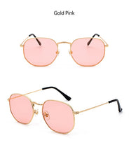 Load image into Gallery viewer, Hexagon Men Women Sunglasses Square Polygon Sun Glasses Brand Designer Retro Shades Metal Frame Eyewear TOP UV400 de sol hombre
