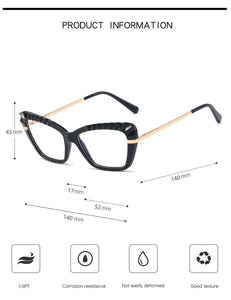 New Vintage Metal Square Anti-blue Glasses Frame Women Fashion Computer Transparent Eyeglasses Female Spectacles Oculos Feminino