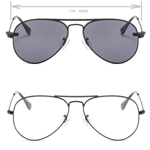 metal clip on aviation sunglasses small size optical glasses frame with magnetic removable polarized sun glasses lens 3042