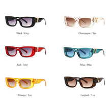 Load image into Gallery viewer, Retro Small Rectangle Sunglasses Candy Colors Gradient Sun Glasses Shades UV400