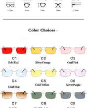 Load image into Gallery viewer, RBRARE Luxury Brand Designer Sunglasses Women 2022 High Quality Square Sunglasses Women Gothic Glasses Vintage Oculos Feminino