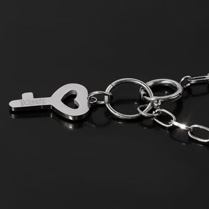 necklace she devil Women Igirl Heart Pendant Necklace Stainless Steel Harajuku Female Gothic Streetwear Chain Necklace