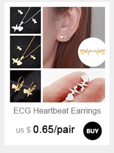 New Arrive Necklace For Women Brinco Heart Moon Star Lightning Oil Drip Fashion Jewelry Accessories Necklace
