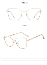 Load image into Gallery viewer, 2022 Metal Square Anti-blue Glasses Frame Women Vintage Transparent Eyeglasses Female Spectacles Oculos Feminino