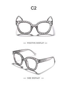 Square Vintage Optical Glasses Frames Men Women Myopia Frame Prescription Glasses Clear Lens Spectacle Frame