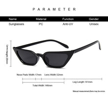 Carica l'immagine nel visualizzatore di Gallery, 2022 Piccolo Occhio di Gatto Occhiali Da Sole di Moda Delle Donne Dell'annata Specchio di Plastica Occhiali da Sole Vintage Femminile Oculos De Sol Feminino UV400 