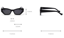 Load image into Gallery viewer, Swanwick polarized sun glasses cat eye irregular fashion vintage sunglasses women European leopard white female party gifts