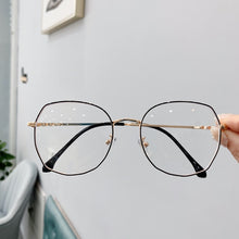 Load image into Gallery viewer, Transparent Glasses Frames Women Retro Oversized Optical  Eyeglasses Female Fashion Irregular Metal Myopia Frame