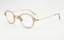 Load image into Gallery viewer, round titanium optical glasses frame women Small Vintage eyeglasses frames myopia computer eye glasses frames for women 181
