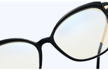 Load image into Gallery viewer, Plastic Titanium Anti Blue Glasses Frames Cat Eye Women Optical Fashion Computer Glasses