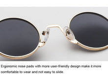 Load image into Gallery viewer, Vintage Red Round Sunglasses Women Men Fashion Brand Designer Sun Glasses Female Male Retro Small Frame Circle Hip Hop Oculos