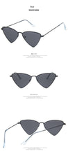 Load image into Gallery viewer, Small Triangle Cat Eye Sunglasses Women Vintage  Sun Glasses Female Ladies Cateyes Sunglass 2022 Retro Glasses