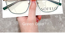 Load image into Gallery viewer, Big Cat Eye Prescription Frame Myopia Optical Glasses Frame Women Clear Anti Blue Light Eyeglasses Frame Female Computer Eyewear