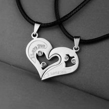 Load image into Gallery viewer, 1 pair Fashion Couple Heart Shape I Love You Pendant Necklace Unisex Lovers Couples Jewelry Fashion Gift Accessories