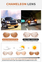 Load image into Gallery viewer, Fashion Design Photochromic Sunglasses For Women Polarized Travel Glasses Oversized Luxury Ladies Eyewear oculos de sol