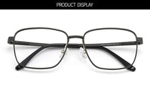 Load image into Gallery viewer, Gmei Optical Business Men Aluminum Magnesium Glasses Frame With Spring Hinges Brand Designer Square Spectacles Frames GF9010