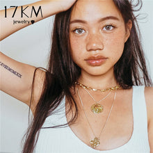 Carica l&#39;immagine nel visualizzatore di Gallery, Bohemian Gold Necklaces For Women Multilayer Fashion Pearl Pendants Necklace Portrait Chokers 2020 Trendy New Jewelry Gift