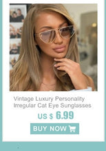 Load image into Gallery viewer, Vintage Art Metal Flat Mirror Eyeglasses Female Small Face Anti-blue Light Plain Polygonal Transparent Glasses Frame
