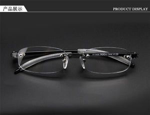 New Frameless Finished Myopia Glasses Men Women Ultralight Rimless Frame Short-sighted Nearsighted Eyeglasses -100 ~ -400