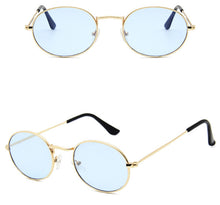 Load image into Gallery viewer, Oval Women Sunglasses Glasses Luxury Brand Clear Sunglasses Trendy Eyeglasses Alloy Adult Spectacles Black Eyewear