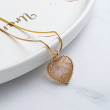 Load image into Gallery viewer, Romantic Sweet Cute Colorful Heart Shape Pendant Link Chain Necklaces for Women And Girls Wedding Engagement Accessories Jewelry