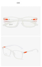 Load image into Gallery viewer, Transparent Jelly Color Square Computer Glasses Frame Ultralight TR90 Clear Mirror Literary Prescription Eyeglasses Women Men