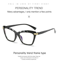 Load image into Gallery viewer, Anti Blue Light Glasses Women Glasses Frame Optical Glasses Frame Vintage Eyewear Clear Men Glases