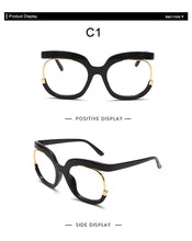 Load image into Gallery viewer, Retro Square Optical Glasses Frames Men Women Fashion Prescription Glasses Clear Lens Eyeglasses Spectacle Frame Unisex