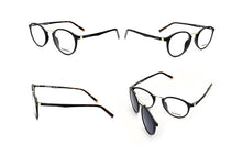 Load image into Gallery viewer, Ultem Vintage Round Eyeglasses Women Men Polarized Sunglasses Magnetic Clip On Glasses Optical Compute