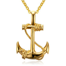 Load image into Gallery viewer, New Fashion Arrow Necklace for Men Black Metal Punk POP Cross Pendant Necklace Trendy Simple Chain Jewelry Gift collar hombre