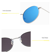 Load image into Gallery viewer, Oval Women Sunglasses Glasses Luxury Brand Clear Sunglasses Trendy Eyeglasses Alloy Adult Spectacles Black Eyewear