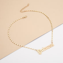 Carica l&#39;immagine nel visualizzatore di Gallery, High Quality 2020 New Fashion Jewelry Gold Babygirl Letter Necklace Name Pendants Lovely Gift for the Mom