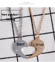 Load image into Gallery viewer, Best Friend Necklace Women Heart Tai Chi Crown Couple Pendants Best Friends Forever Necklaces  BFF Friendship Jewelry Choker