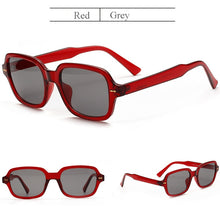 Load image into Gallery viewer, Fashion Unisex Square Sunglasses Men Women Fashion Small Frame Yellow Sunglasses Female Retro Rivet Glasses UV400