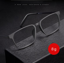 Carica l&#39;immagine nel visualizzatore di Gallery, Gmei Optical Eyeglasses Frame For Men And Women 8878 Titanium Flexible Legs With TR90 Plastic Front Rim Eyewear Spectacles Frame