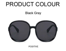 Load image into Gallery viewer, New Round Frame Sunglasses Women Retro Brand Designer Brown Black Oversized Lady Sun Glasses Female Fashion Outdoor Driving