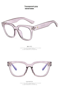 Anti Blue Big Frame  Glasses Women Computer blue light blocking glasses  Black Radiation Goggles Spectacles Eyeglasses Men
