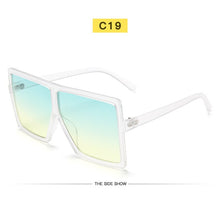 Load image into Gallery viewer, New Square Sunglasses Women Sun Glasses Female Eyewear Eyeglasses Plastic Frame Clear Lens UV400 Shade Fashion Driving