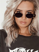 Load image into Gallery viewer, Retro Alloy Sunglasses Women Metal Round Sunglasses Women Vintage Oval Sun Glasses for Men Luxury Designer Gafas De Sol